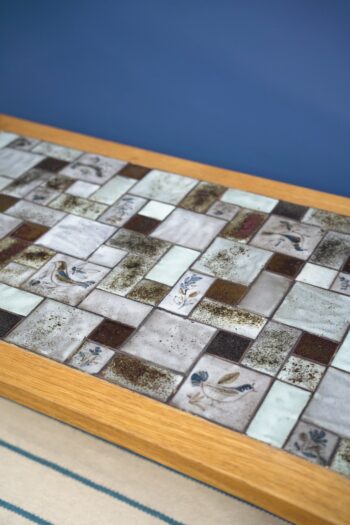 Mesa Baja de Cerámica Vallauris Diseñada por Michel Barbier para el Atelier "Le Murier" - Imagen 5