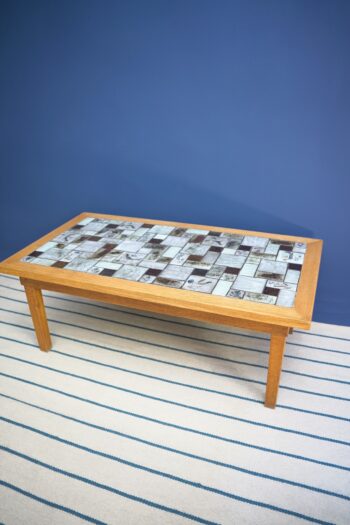 Mesa Baja de Cerámica Vallauris Diseñada por Michel Barbier para el Atelier "Le Murier" - Imagen 4