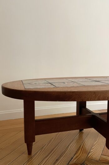 Mesa ovalada de Guillerme & Chambron - Imagen 4