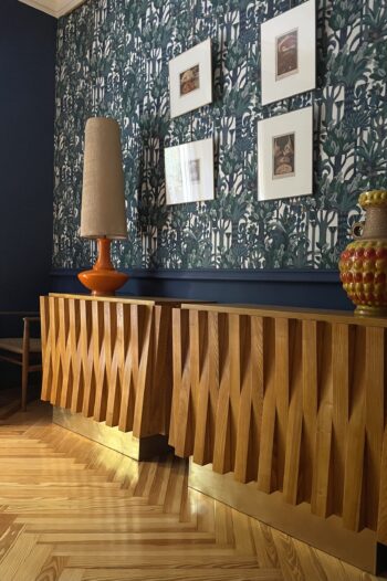 Gaetan Pullanghiel's pair of Brutalist Credenzas