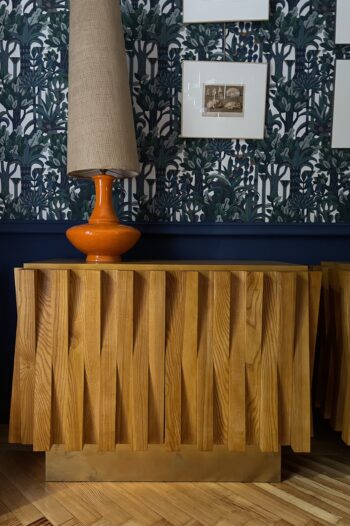 Pareja de Credenzas Brutalistas de Gaetan Pullanghiel - Imagen 4