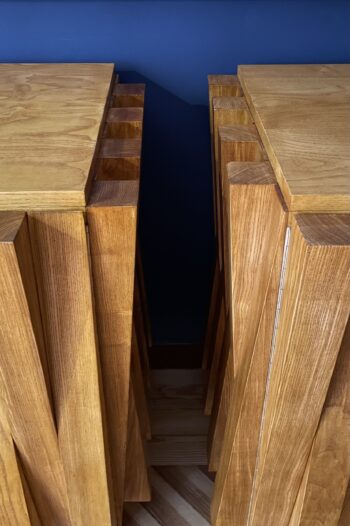 Pareja de Credenzas Brutalistas de Gaetan Pullanghiel - Imagen 3
