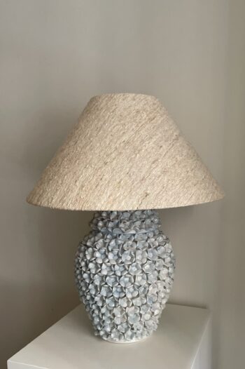 Lámpara de Antonio Zen de Porcelana y Seda - Imagen 2