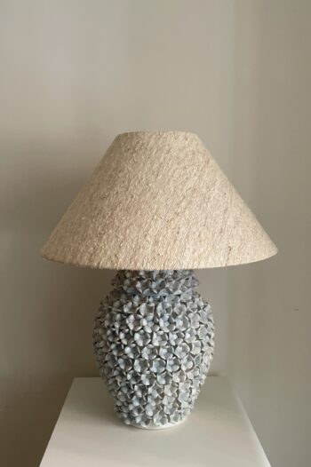 Lámpara de Antonio Zen de Porcelana y Seda
