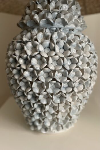 Lámpara de Antonio Zen de Porcelana y Seda - Imagen 5