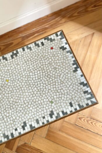 Mesa de Mosaico y Bronce de Berthold Müller