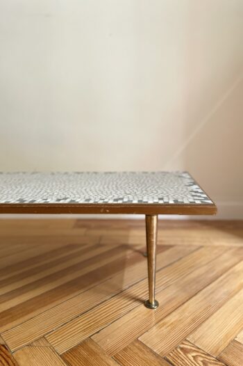 Mesa de Mosaico y Bronce de Berthold Müller - Imagen 3