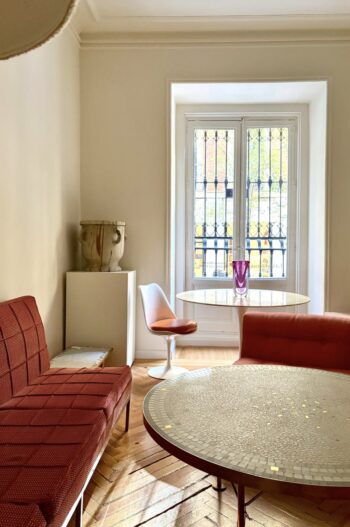 Mesa "Tulip" de Eero Saarinen con Mármol Calacatta - Imagen 7