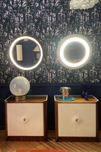 Espejo Retroiluminado de Gio Ponti en Madera Lacada - Imagen 5