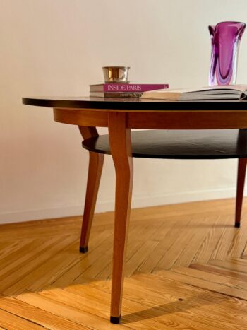 Mesa italiana Piamontesa de marqietería años 50 - Imagen 9