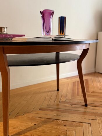 Mesa italiana Piamontesa de marqietería años 50 - Imagen 8