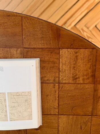 Mesa italiana Piamontesa de marqietería años 50 - Imagen 3