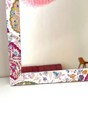 Espejo con Marco Tapizado con Tela de Etro - Imagen 4
