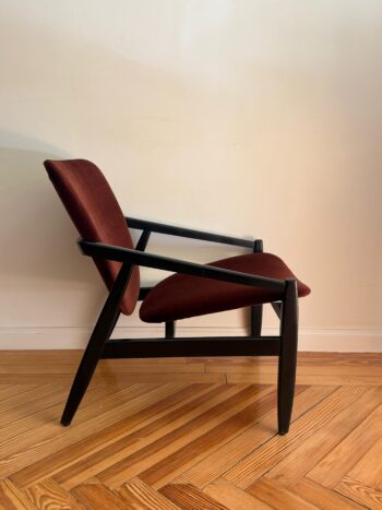 Butacas de madera ebonizada de Finn Juhl, para France & Daverkosen, Dinamarca 1956 - Imagen 4