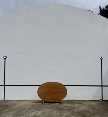 Mesa bordelesa de Vignobles abatible de roble macizo - Imagen 5