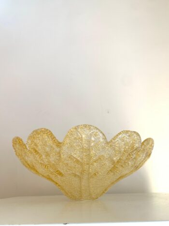 Murano glass lamps in plant shapes